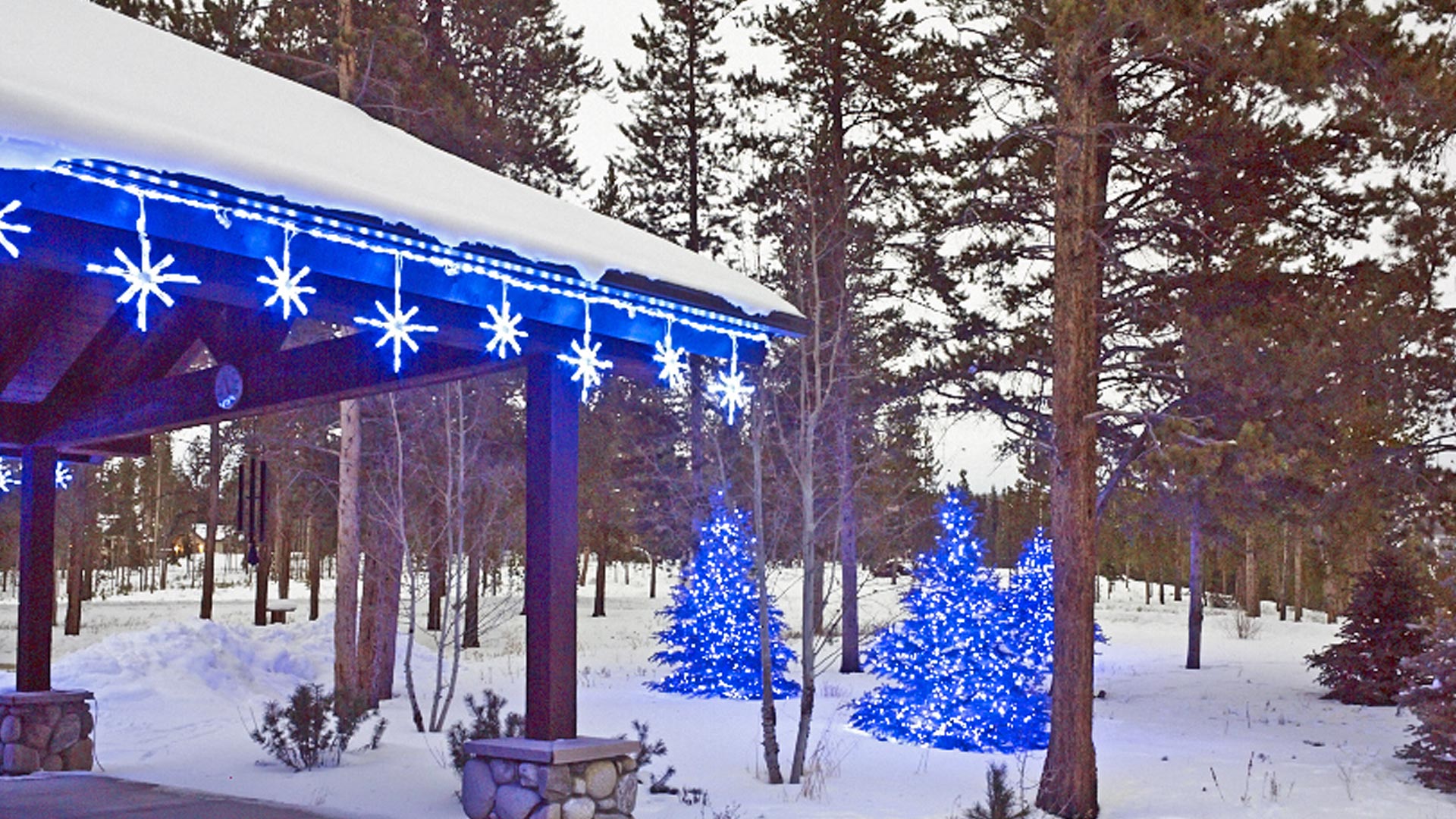 At Alpine Landscape Service, we offer custom holiday lighting.