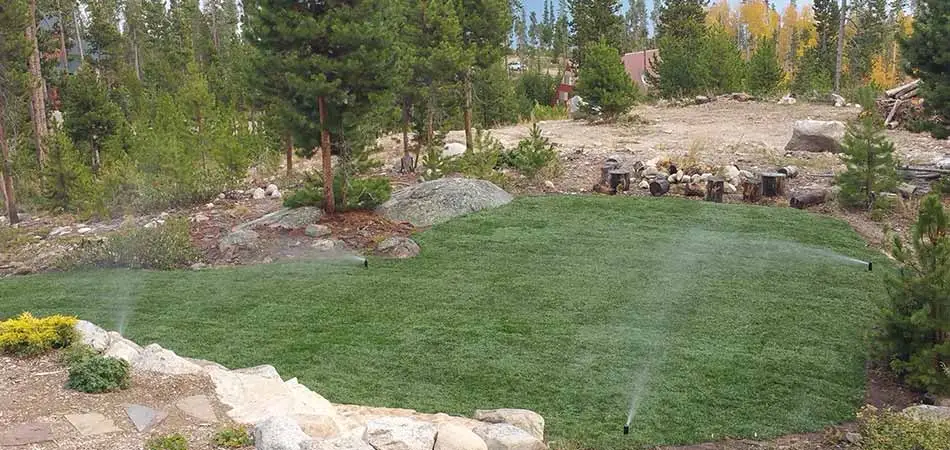 The portion of the property shown in this image represents just one zone of the irrigation system we installed for this %%targtarea1%% customer.